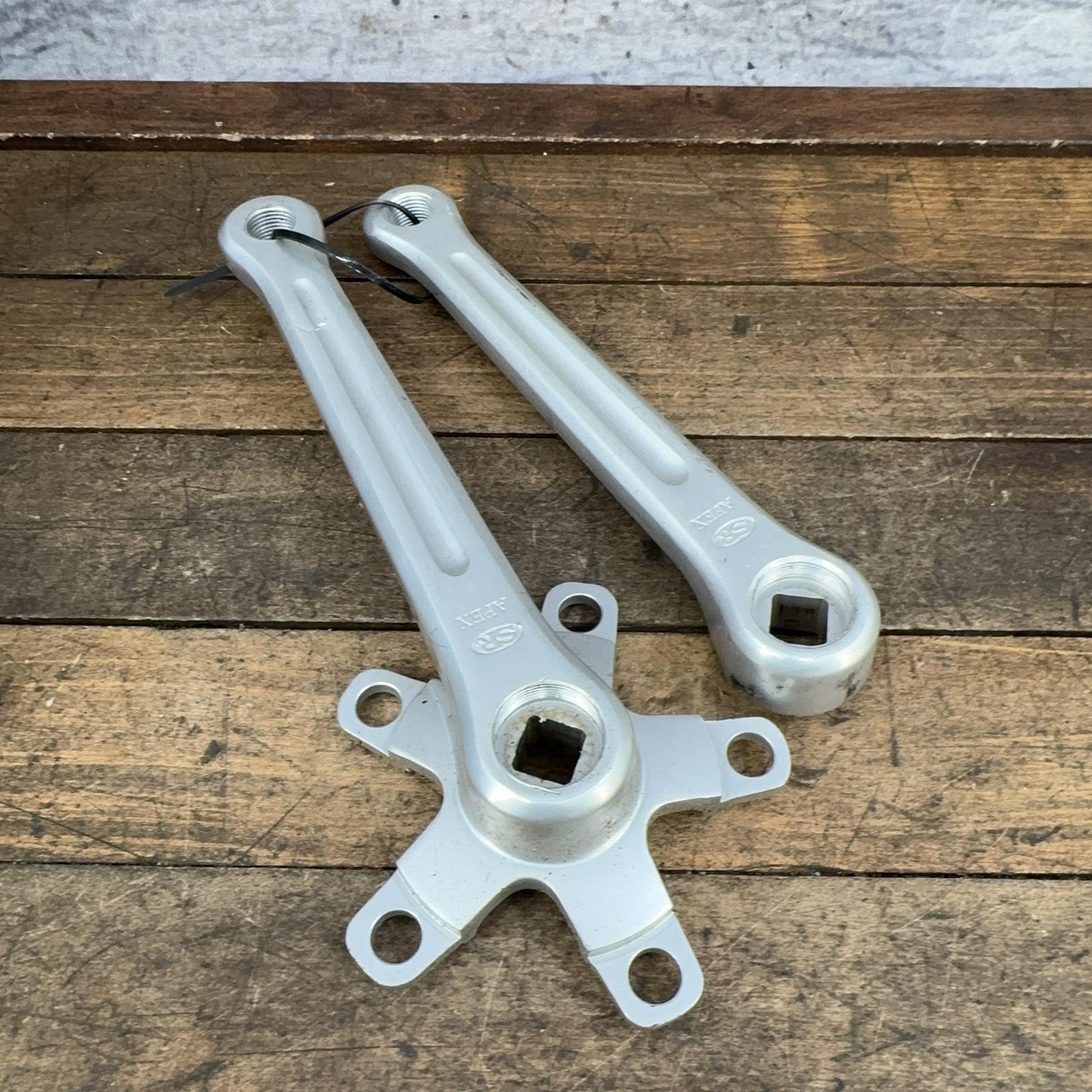 Vintage SR Apex Crank Set 170 Mm 86 BCD NOS Square Taper Double 70s Road Japan
