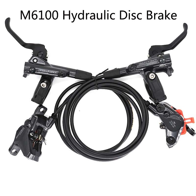 Shimano DEORE 12-Speed BR-M6120+BL-M6100 4-Piston MTB Hydraulic Disc Brake Set