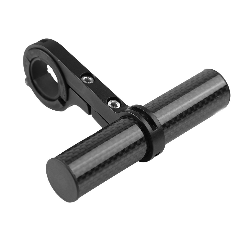 Bicycle Extension Frame Handlebars Accessory For Bike Lamp/Phone Holder (Black