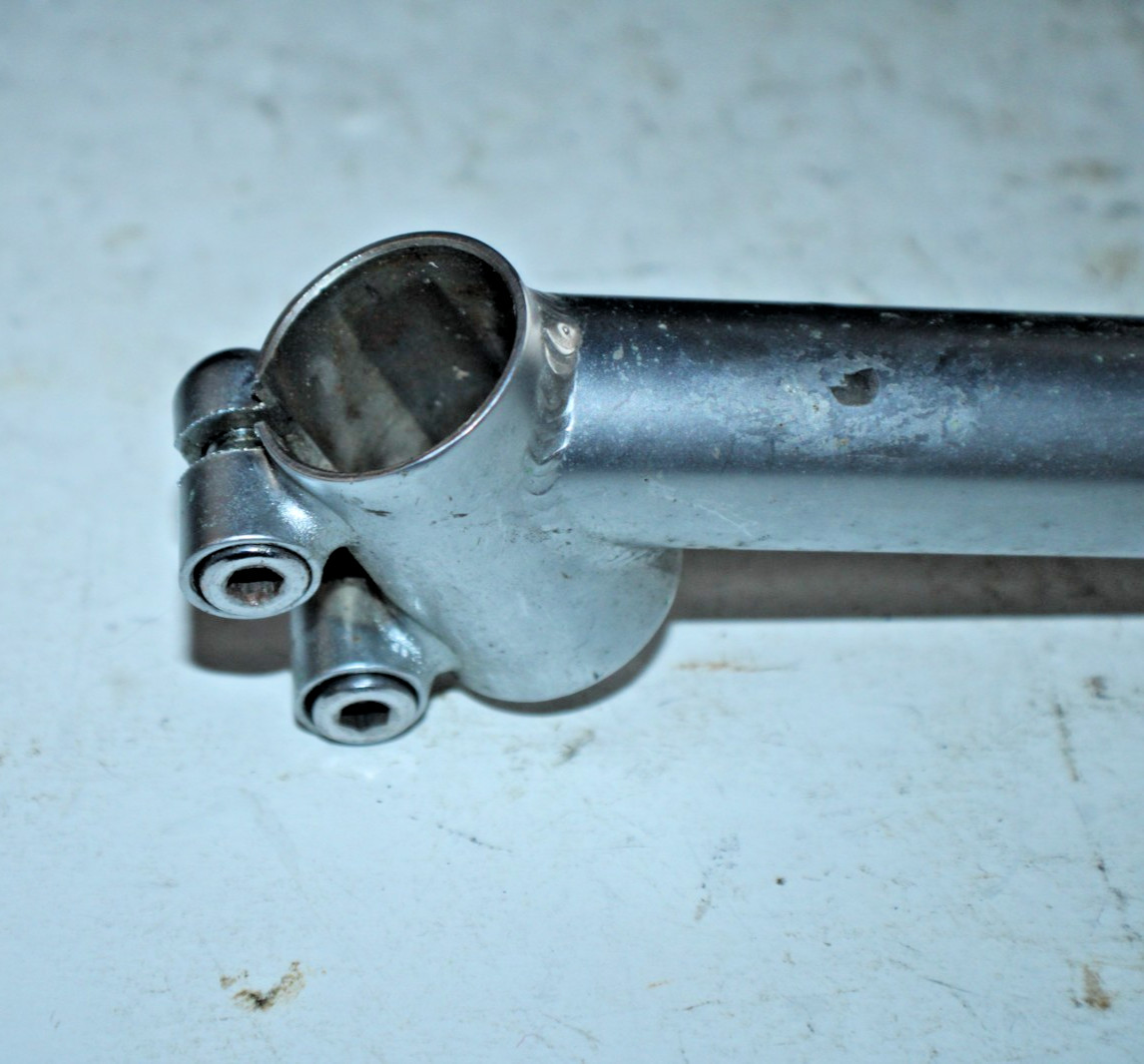 Bike Steerer Extender Stem Adaptor 11/8″ Treadless 25.4mm Silver 300mm Ships USA