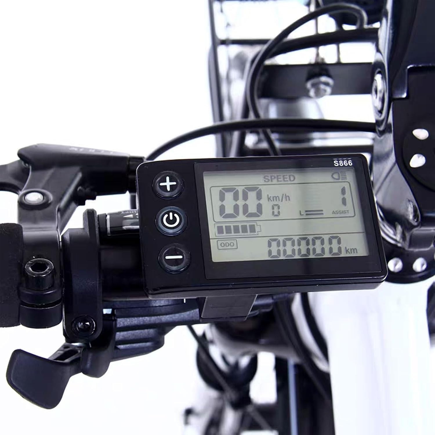 S866 eBike LCD Display Meter: Wireless 24V 36V 48V Control Panel with Backlight