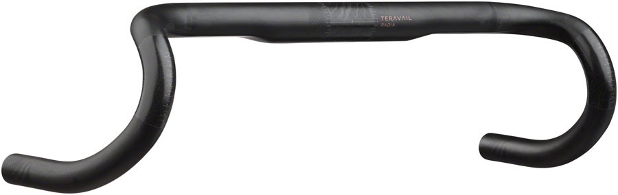 Teravail Radia 12 Carbon Drop Handlebar – Carbon, 31.8mm, 40cm, Black