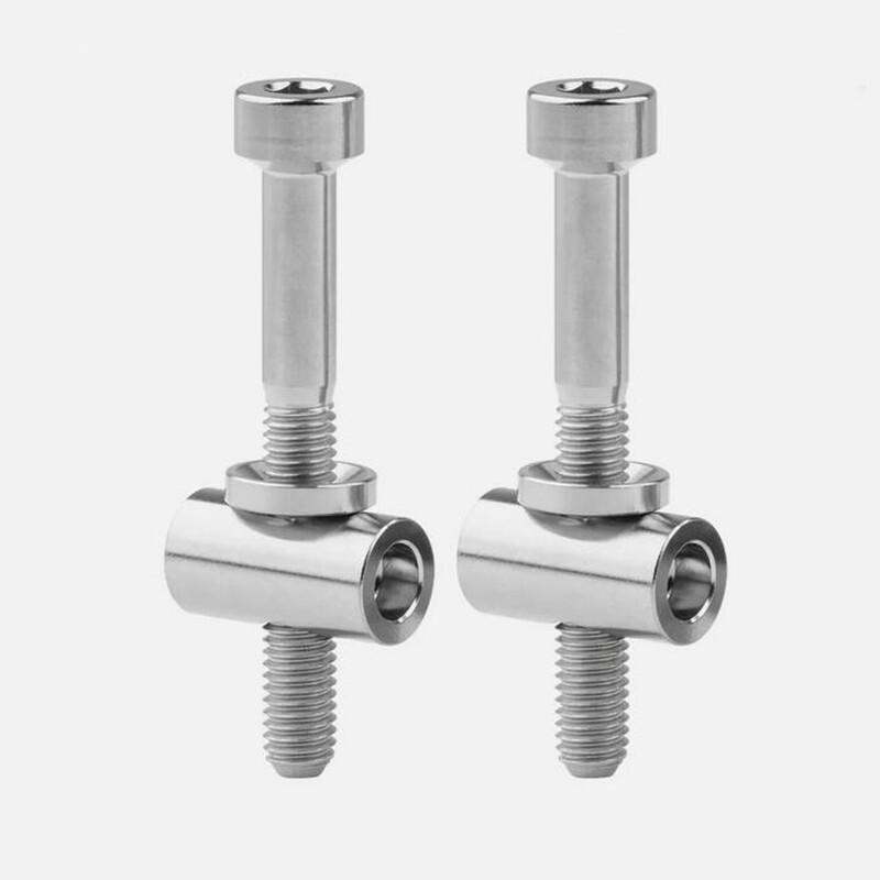 Titanium Bolt M5x30 40mm Bike Seat Post Fixed Ti Screw for Bicycle Seatpost 2pcs