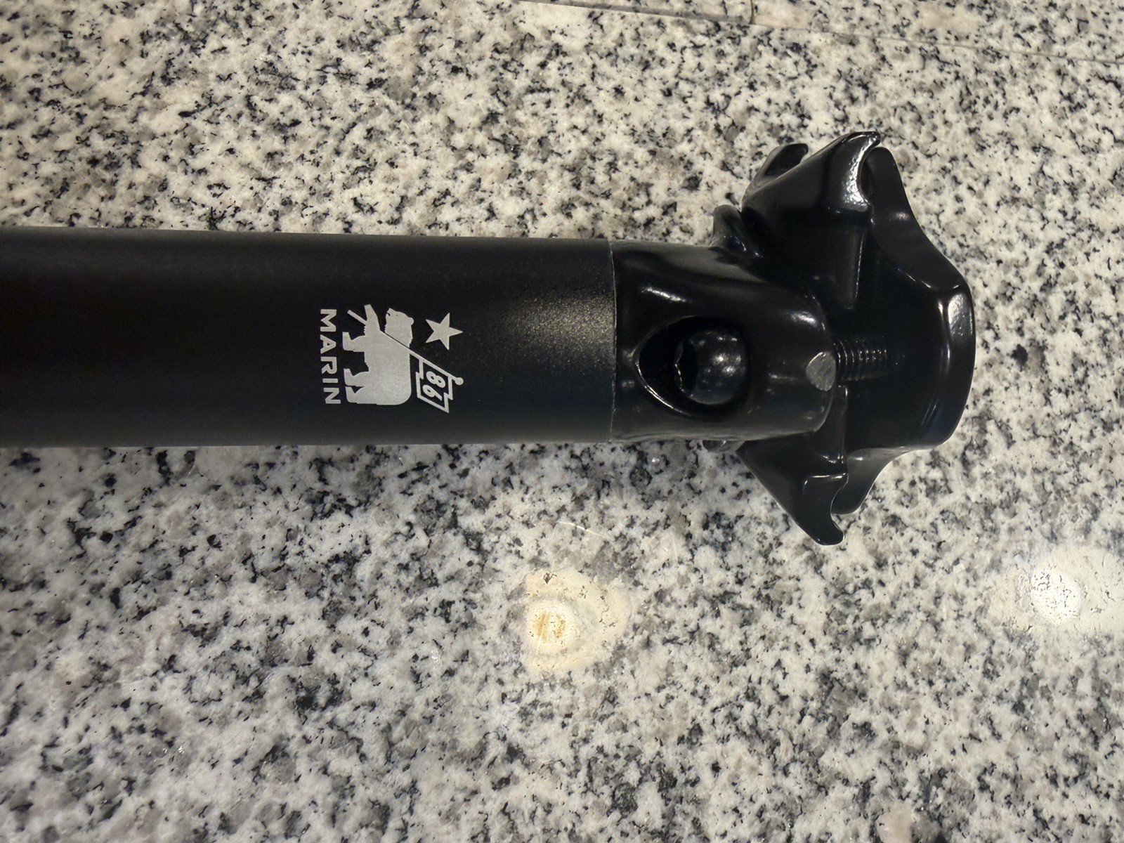 Marin Alloy Bike Bicycle Setback Seatpost 350mm Length 27.2mm Diameter Black