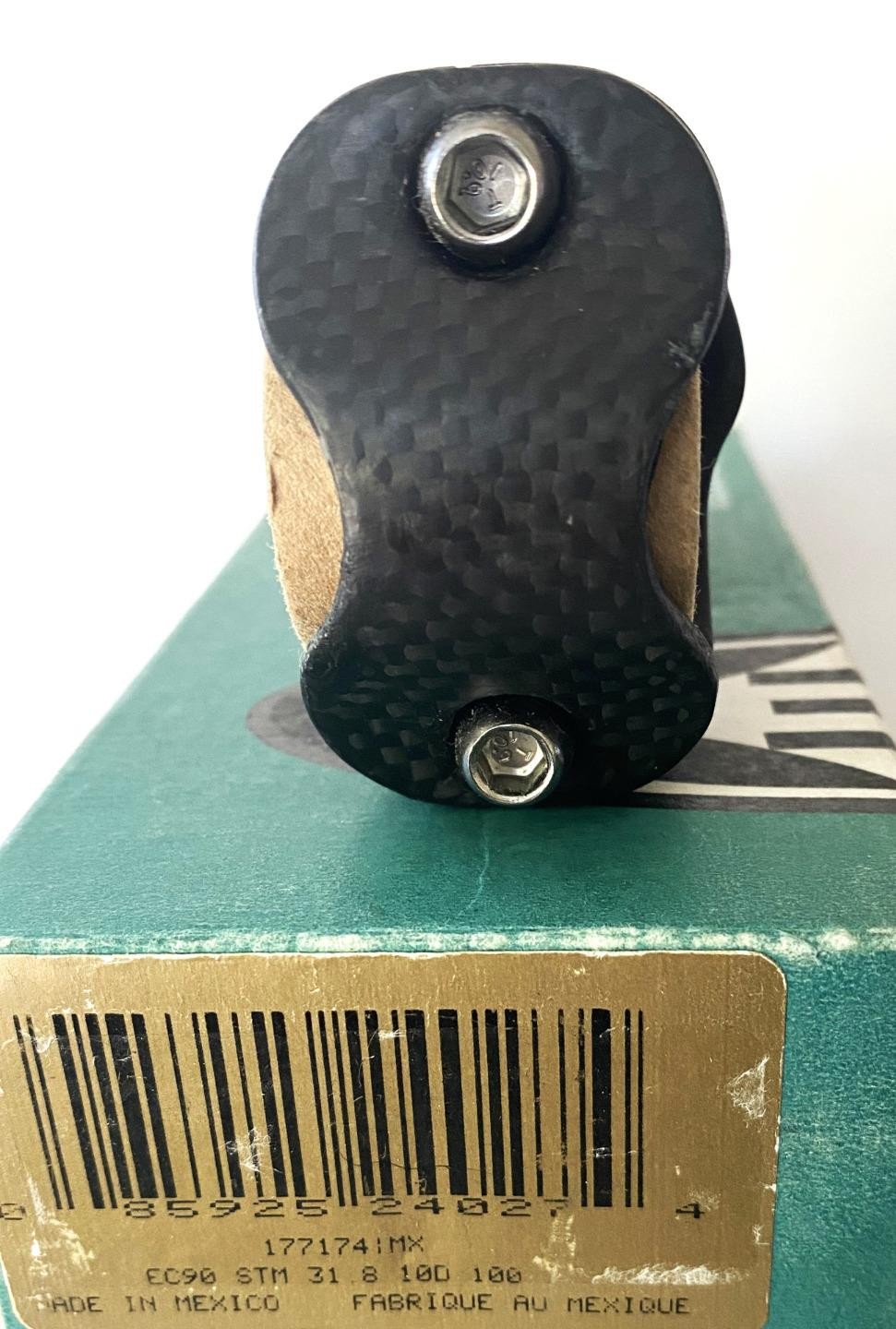 NEW Easton EC90 Carbon Road bicycle STEM 100mm 28.6 steer 31.8 handlebar 10°