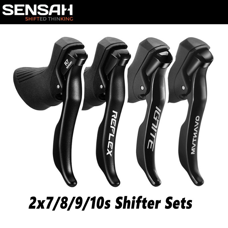 SENSAH 2×7/8/9/10 S Road Bike Shifter Lever Compatible With Shimano Road Series