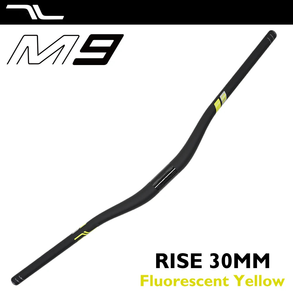 Carbon Mountain Bike Handlebar 31.8mm Clamp 780-800mm 30/50mm Rise 8 Sweep