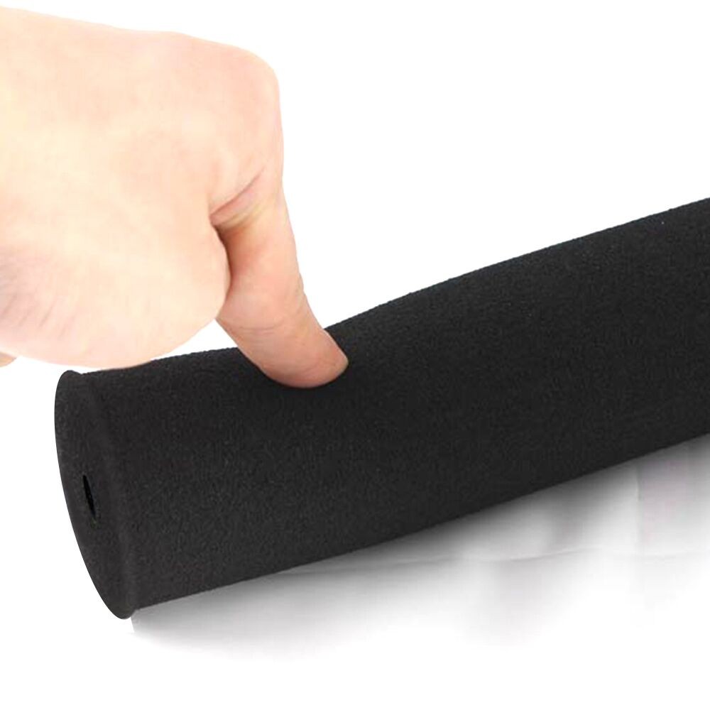 Sturdy Black/Silver Fancy DC Sponge Foam Crossbar Protection Pad for Bikes 7.9″