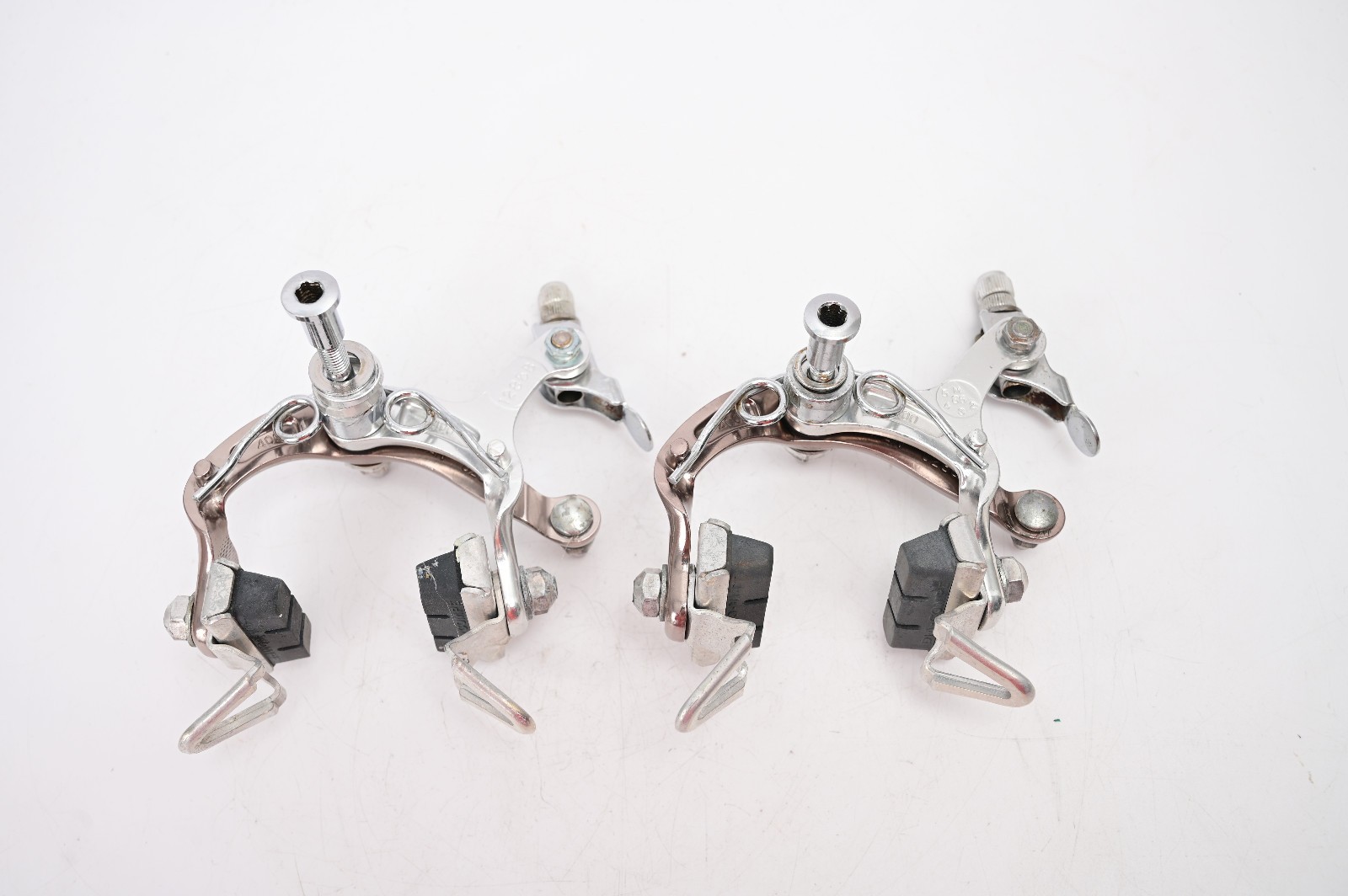 Dia-Compe Japan 400 G Silver Front & Rear Road Bike Brake Calipers Set Brakes