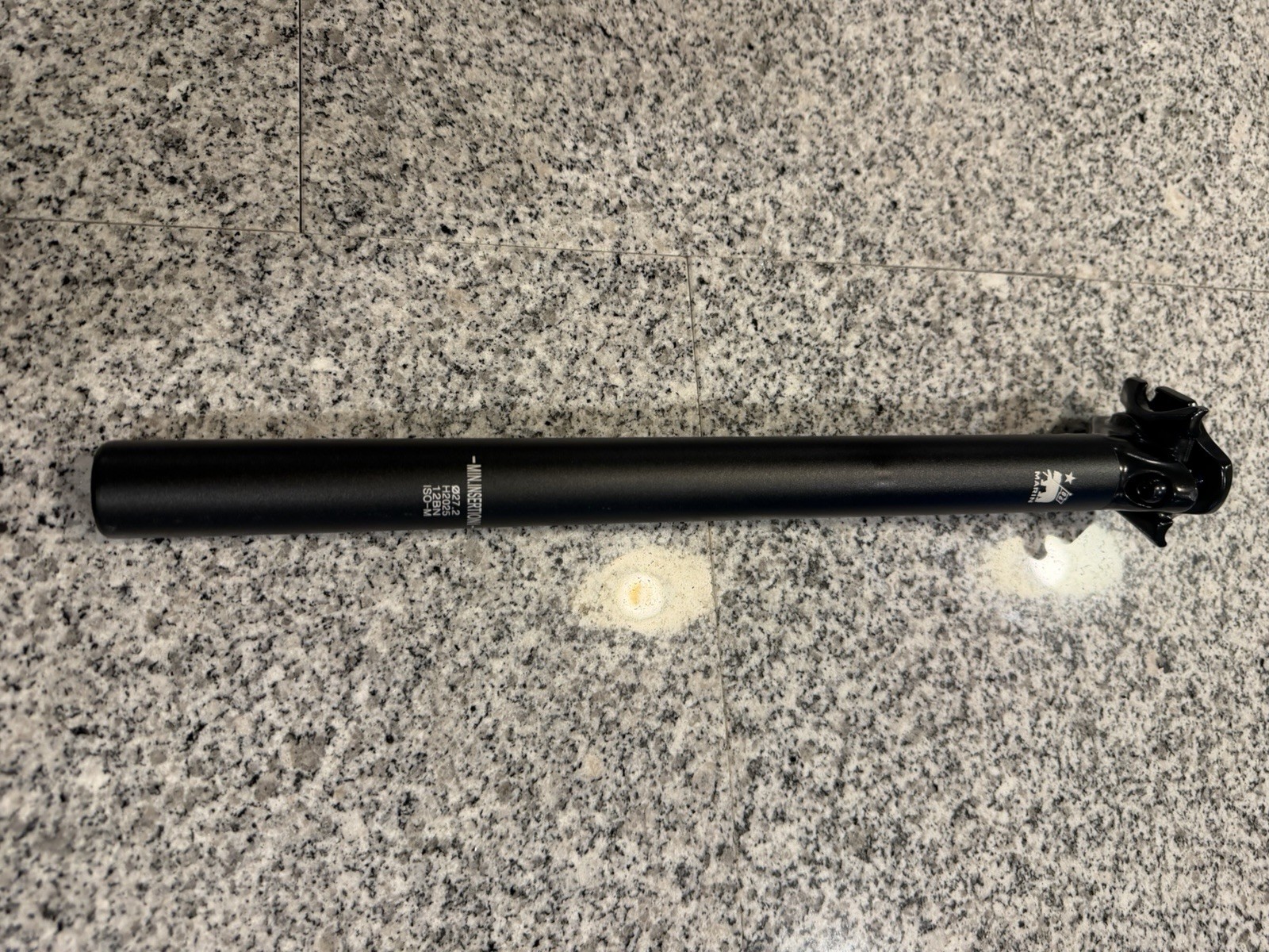 Marin Alloy Bike Bicycle Setback Seatpost 350mm Length 27.2mm Diameter Black