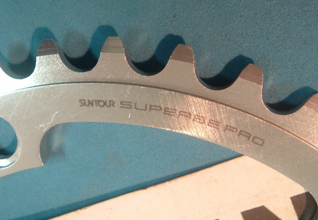 SunTour Japan Superbe Pro 39Tx 130BCD Road Chainring NEW/NOS 2×6/7/8/9-Spd-NIB