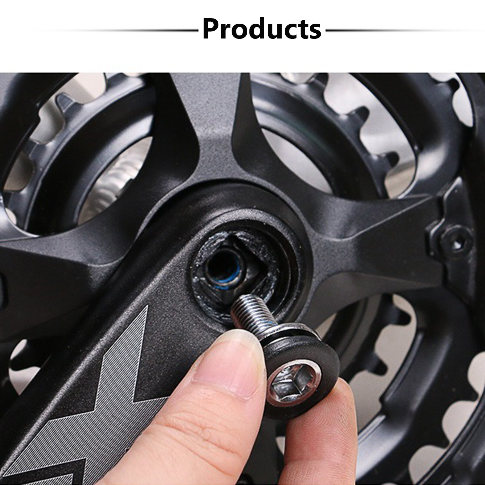 8mm Capless Bike Crankset Bolts Fits Square Taper Bottom Bracket Spindle M8 JIS