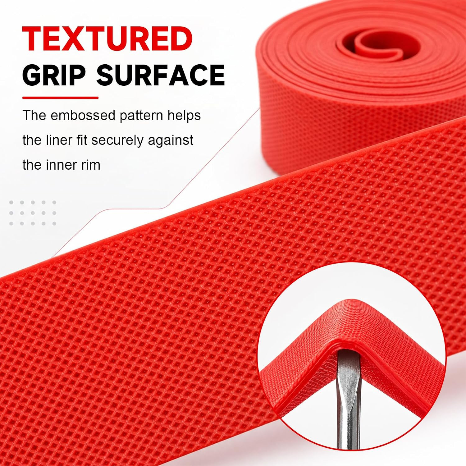 2 Pack Bicycle Rim Liner Rim Tape 26 Inch Bike Rim Strip High Pressure & Punctu