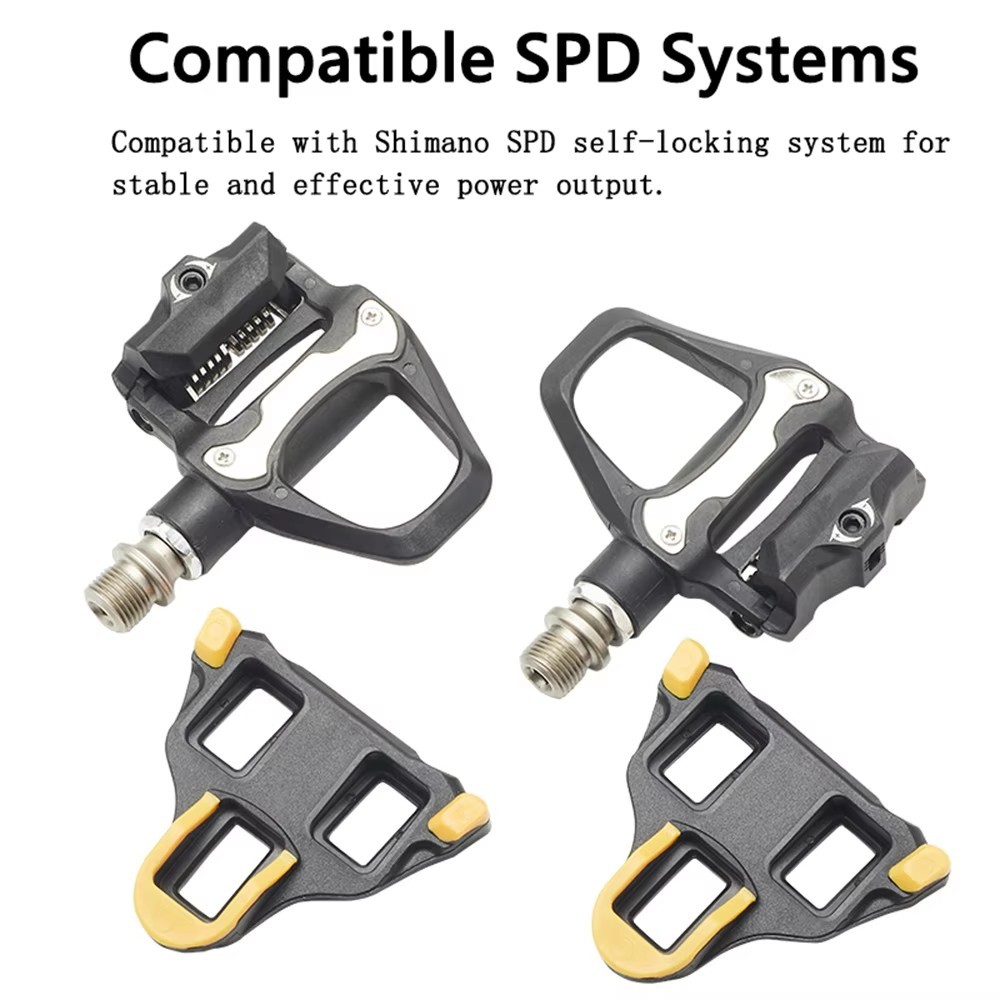 Road Bike Pedal Bicycle Locking pedals Cycling Bearing Cleats Clipless Pedal