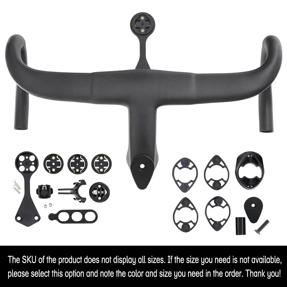 Carbon Fully Internal Wiring Integrated Road Bike Handlebar 4 Degrees Parts