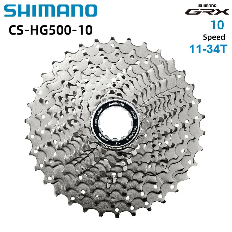 DEORE HYPERGLIDE CS-HG500 10 Speed Road Cassette 12-28T 11-25T/32T/34T CS-HG50-1
