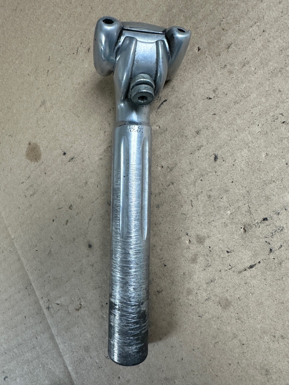 Vintage 70s Selle San Marco G.S. Special Fluted Seatpost, 27.2mm, 200mm