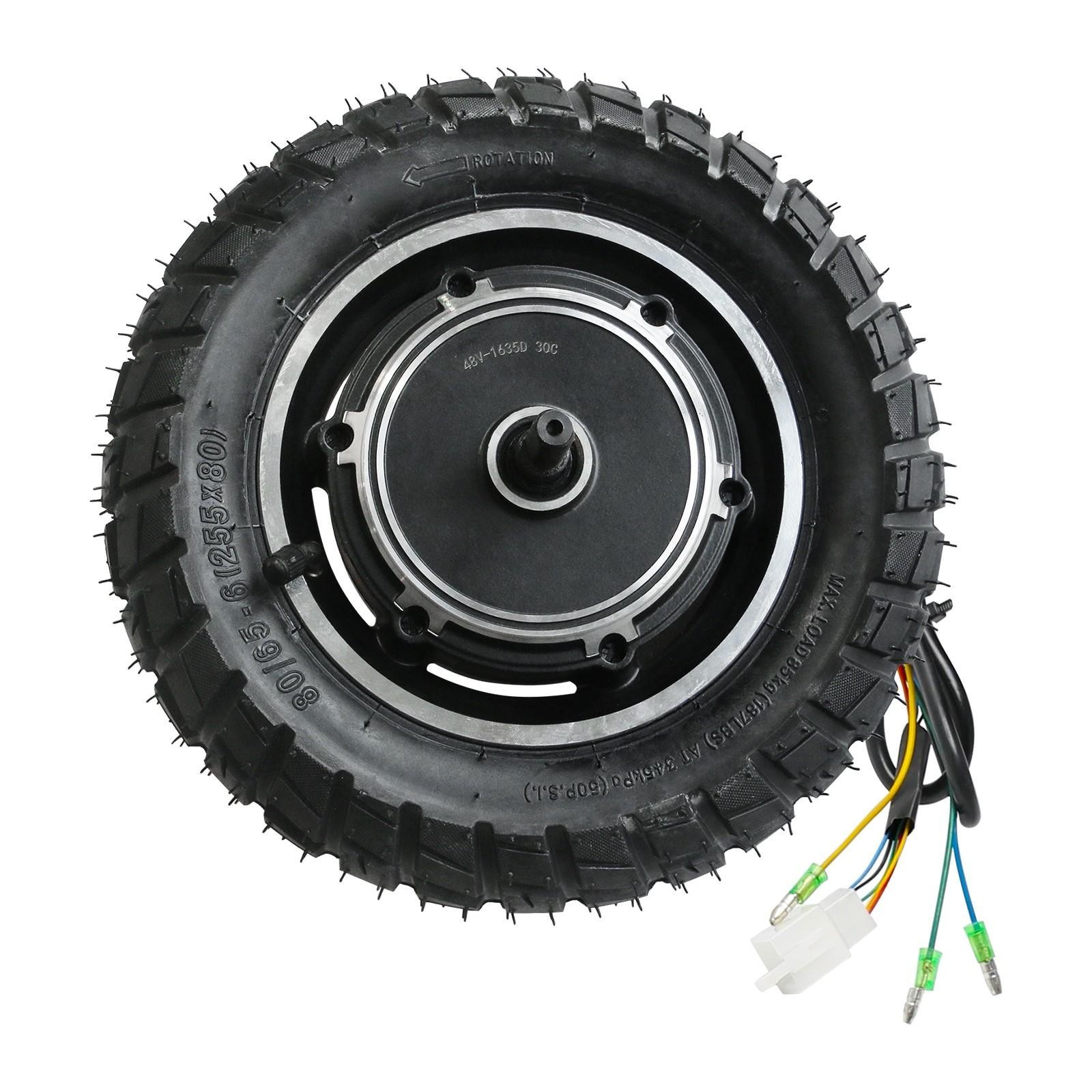 10″ Wheel Hub Motor 48V 350W Electric Bicycle Brushess Motor Wheelbarrow E Bike