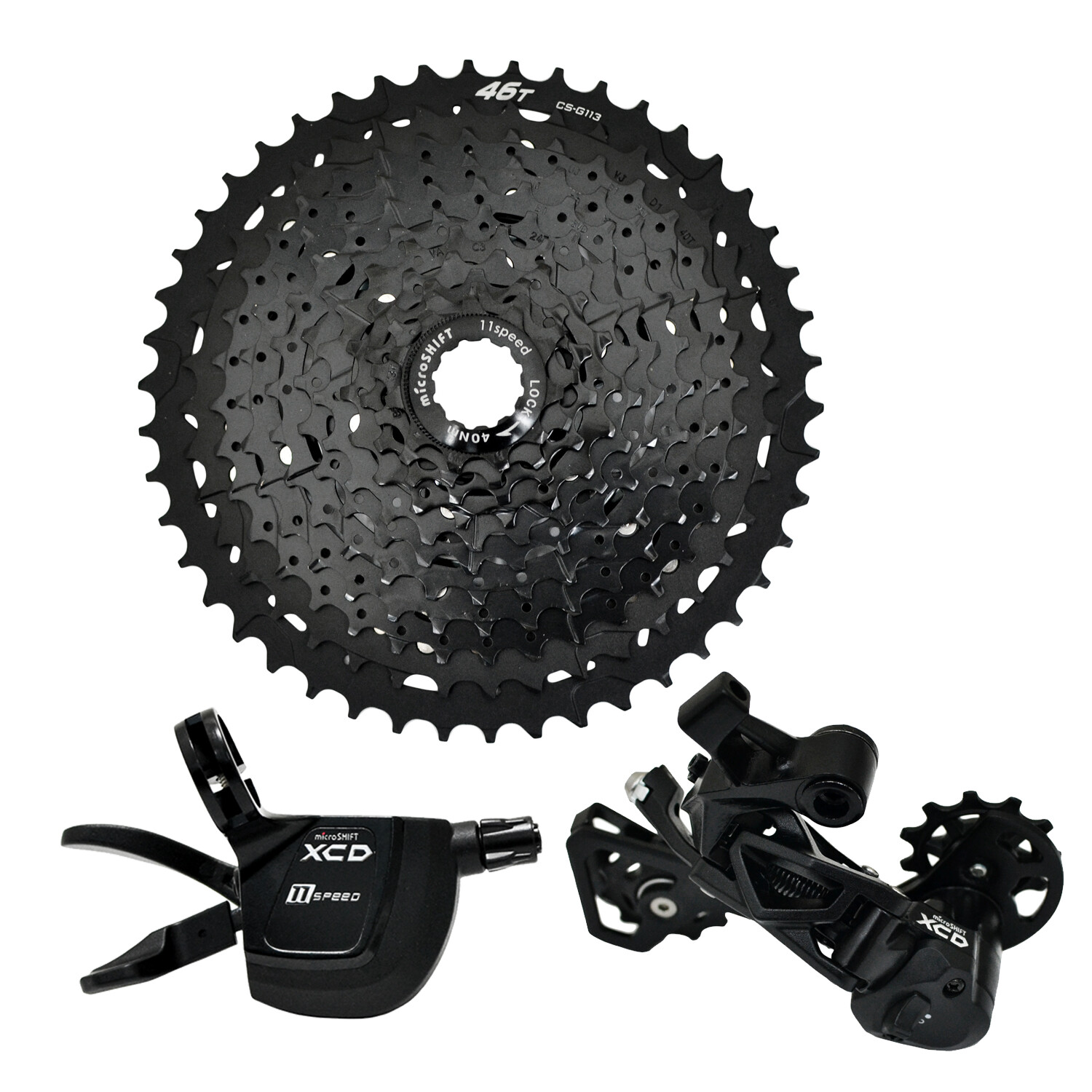microSHIFT XCD 1×11 Speed Groupset MTB Kit