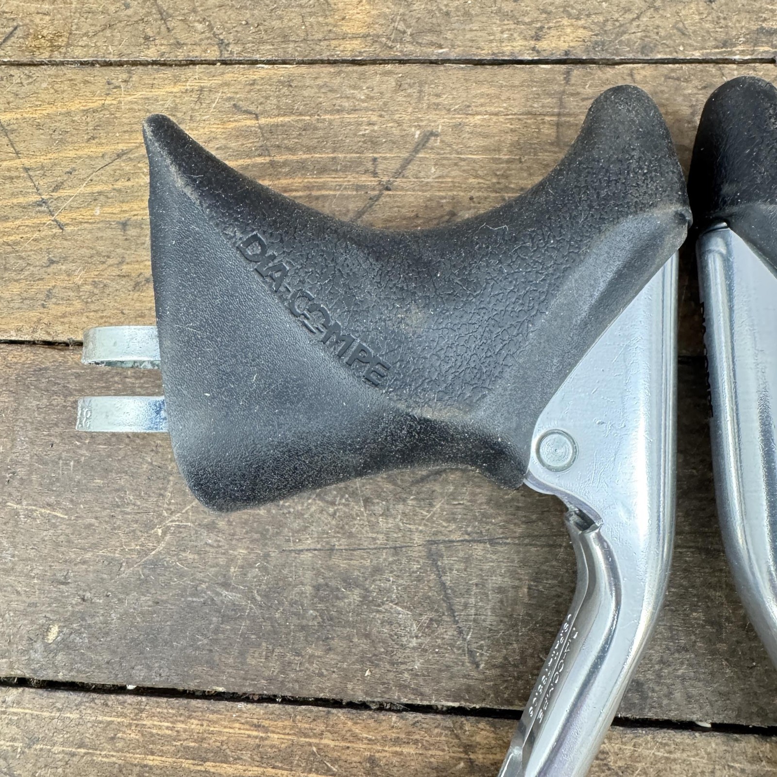 Vintage Dia-Compe TANDEM Brake Levers DUAL NOS Non Aero 4-Finger 23.8mm Drop Bar