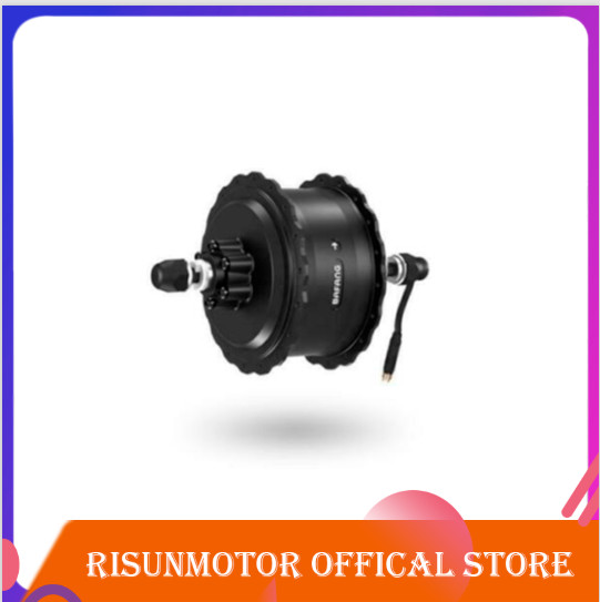 250W-500W Bafang Brushless Geared Fat Bike Rear Hub Motor 36V / 48V 175mm 190mm