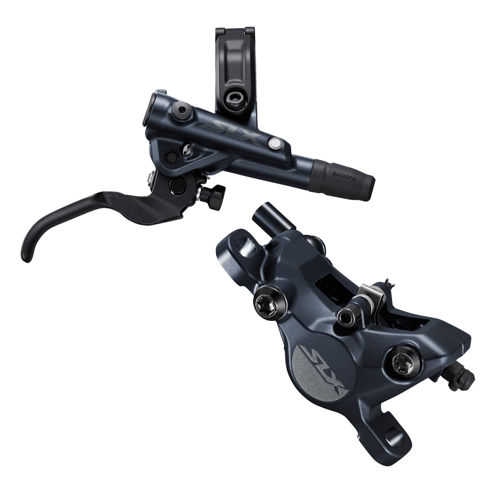 Shimano SLX M7100 Brakes : Rear – Right Hand Lever – 1700mm Hose (no rotor inclu