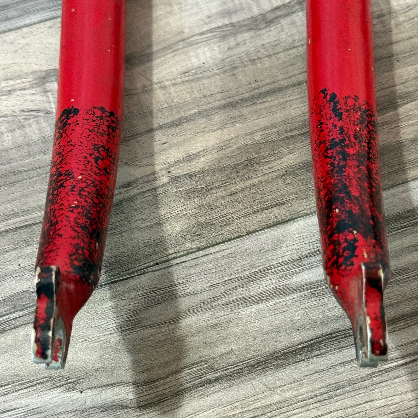 Vintage Cannondale Pepperoni 1 1/4 Threaded Steel Steerer Red 137mm 26