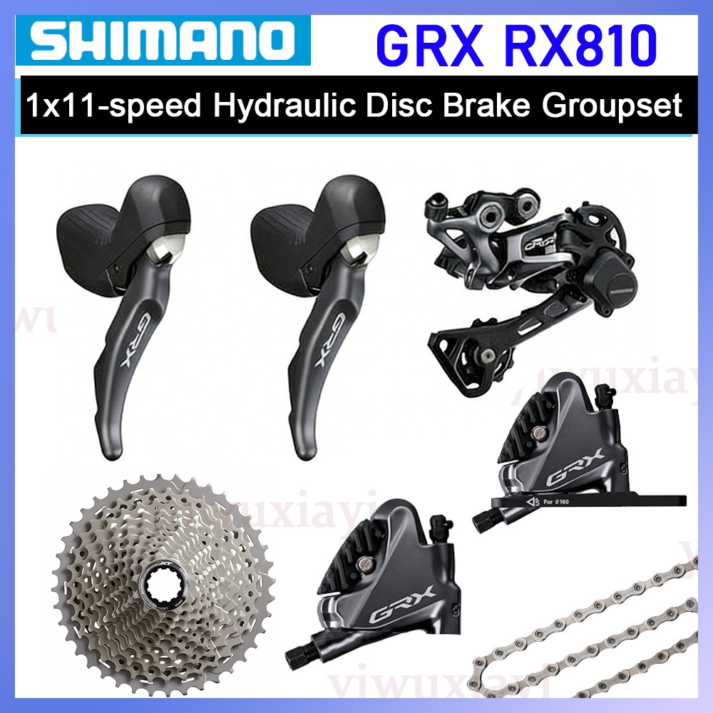 SHIMANO GRX RX810 Gravel Road 1×11-speed Groupset Rear Derailleur M8000 Cassette