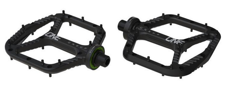 OneUp Components Aluminum Platform Flat MTB Mountain Bike Pedals Black