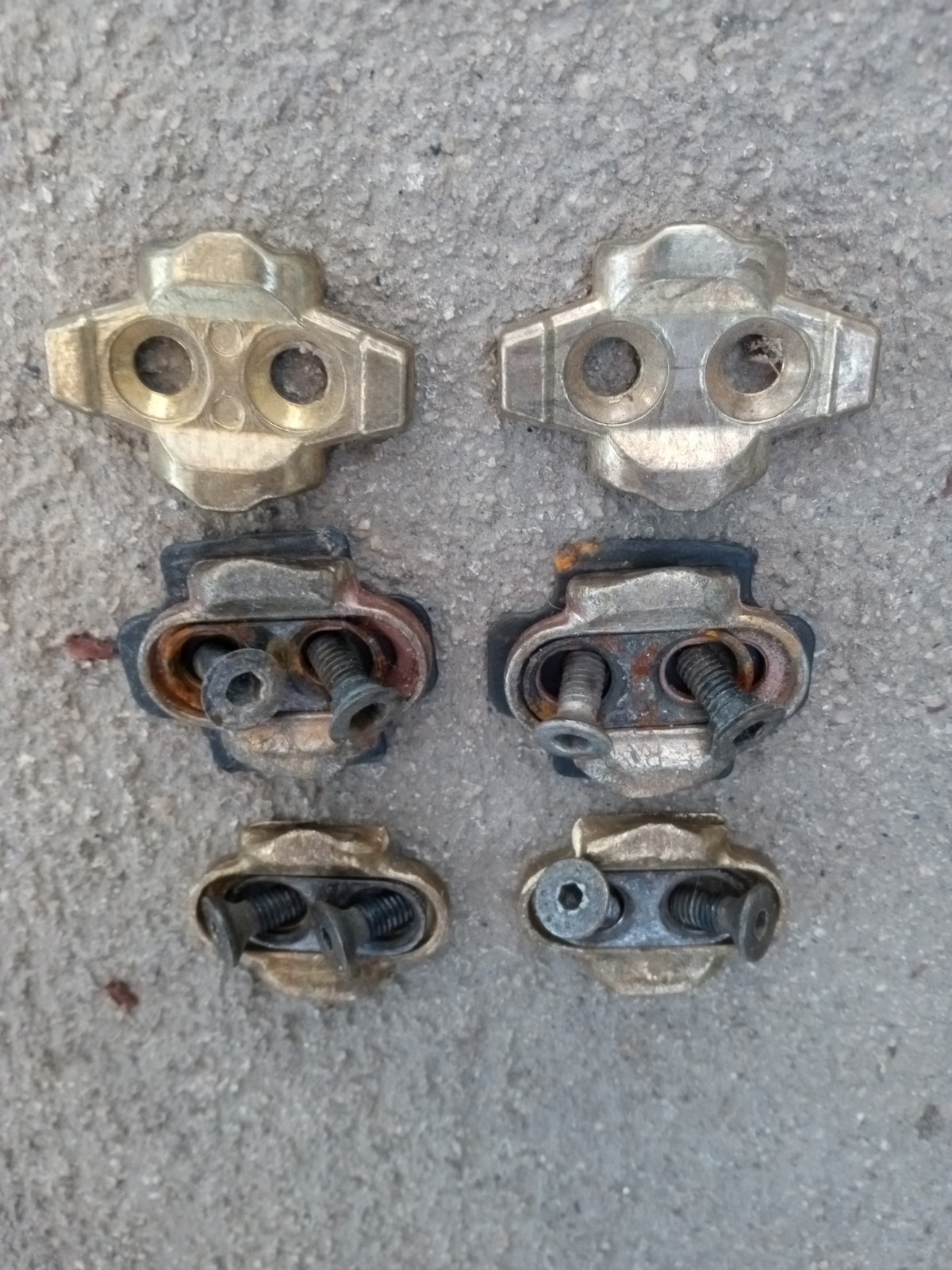 (3 pairs) Crank Brothers Genuine Premium Cleats+ Eggbeater Candy Mallet 6 deg