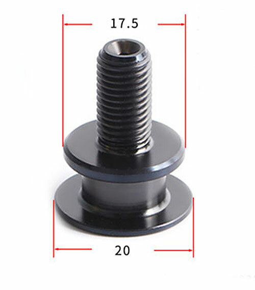 OMNI Racer WORLDS LIGHTEST TITANIUM Square Taper Bottom Bracket Bolts: JIS/ISO