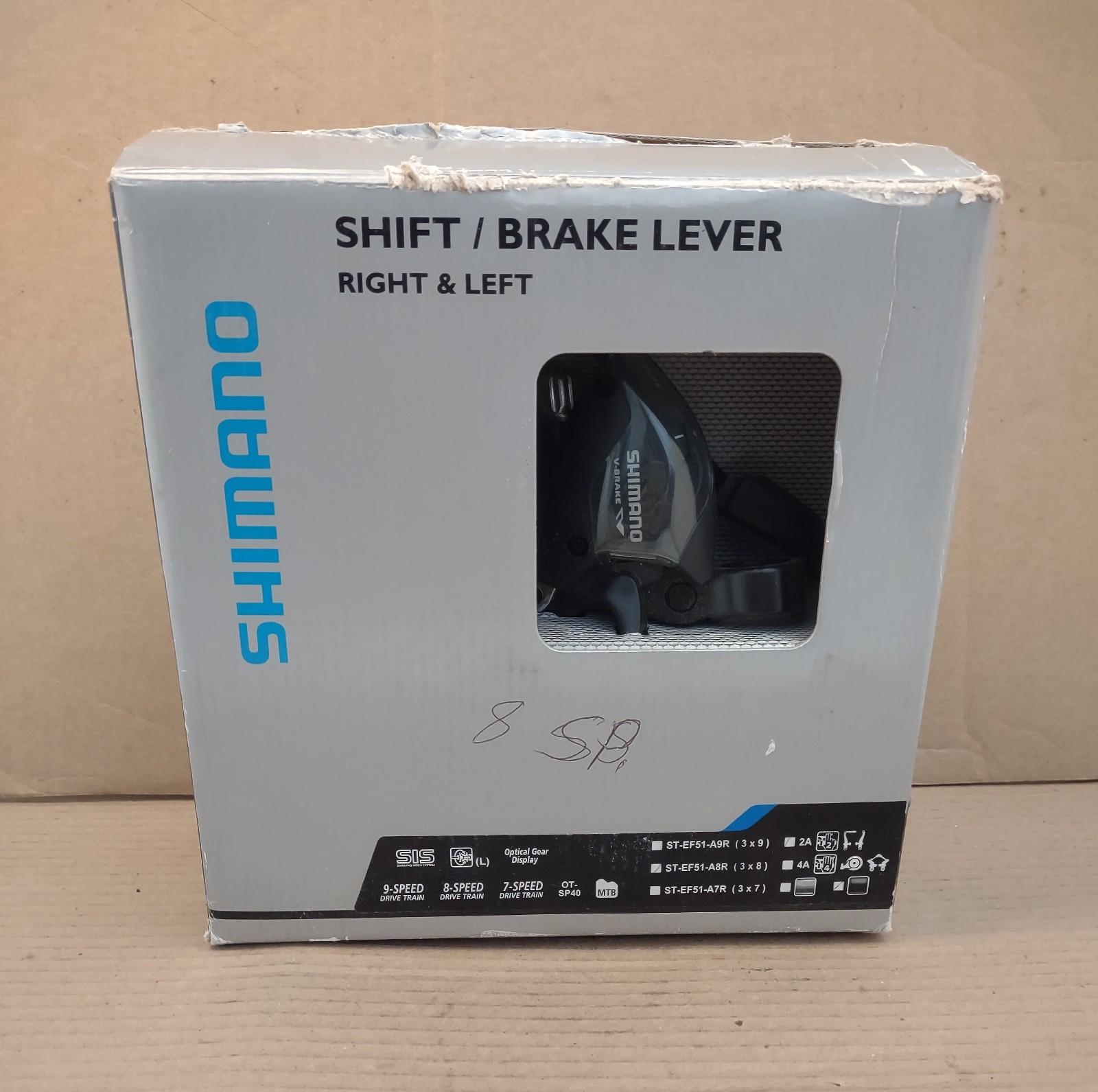 Shimano Shifters ST-EF51-AL Triple 8 Speed New Bike