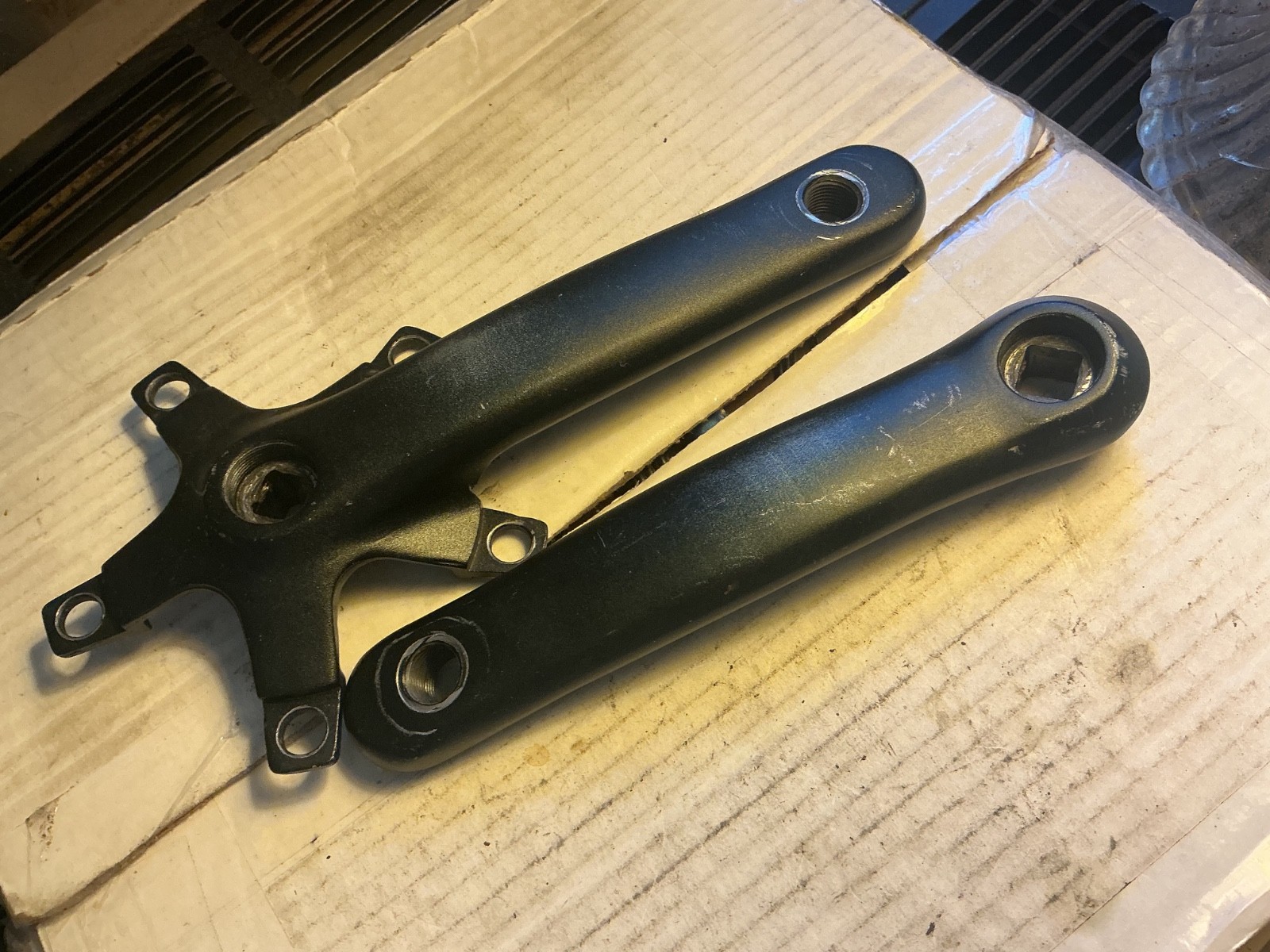 BMX/multi-purpose crankarm/pair 155mm 110BCD BLK