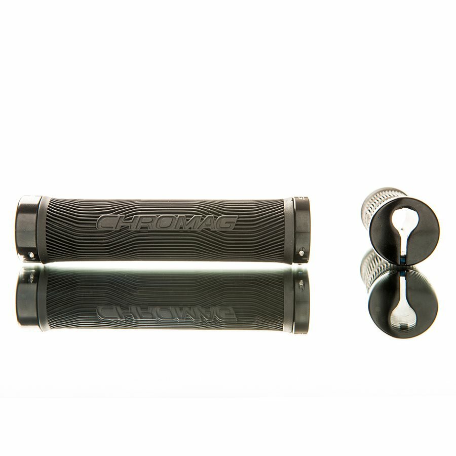 Chromag Palmskin Lock Grips 142mm Black/Black
