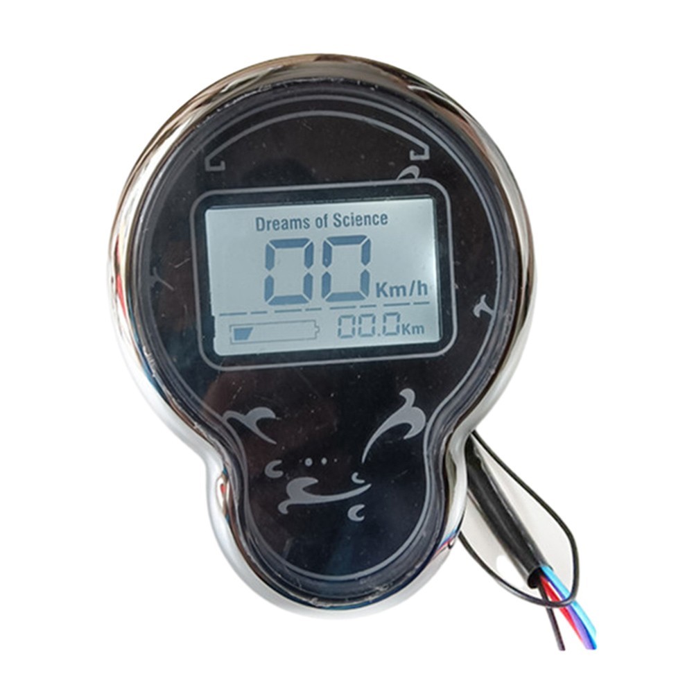 LCD Display Speedometer Screen For Ebike Electric Bike Scooter 48V 72V