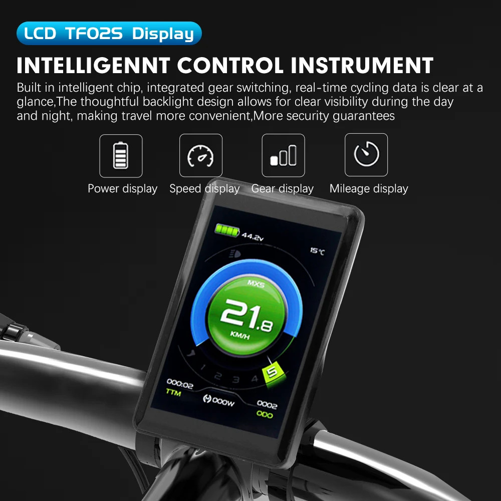 E-bike Sine Wave Controller 36V/48V/52V 45A for Electric Bike Conversion Kit
