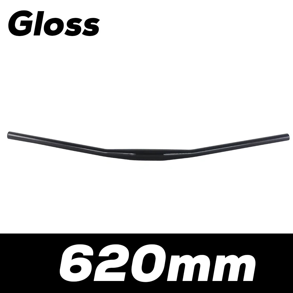 9 Degree Full Carbon Fiber XC Off-Road Racing Flat Handlebar Matte 580-740mm