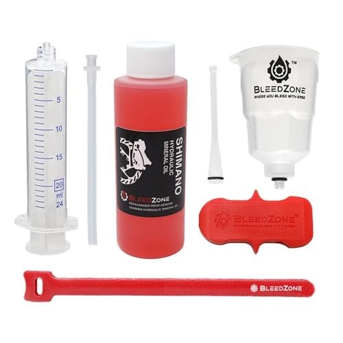 Shimano Hydraulic Disc Brake Bleed Kit with Mineral Oil for Bikes