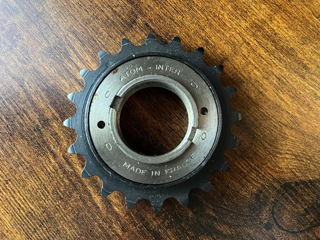 Atom Black/Silver Single Speed Freewheel | 20T / Made in France / Mint!