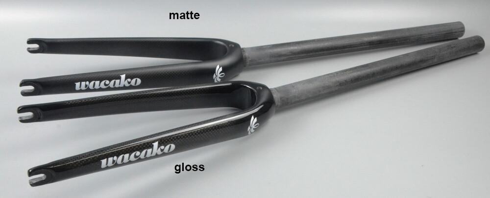 Carbon Fiber Hard Forks 14/16/18/20/22 In Rigid Fork Bmx Bike Fork 1-1/8 In