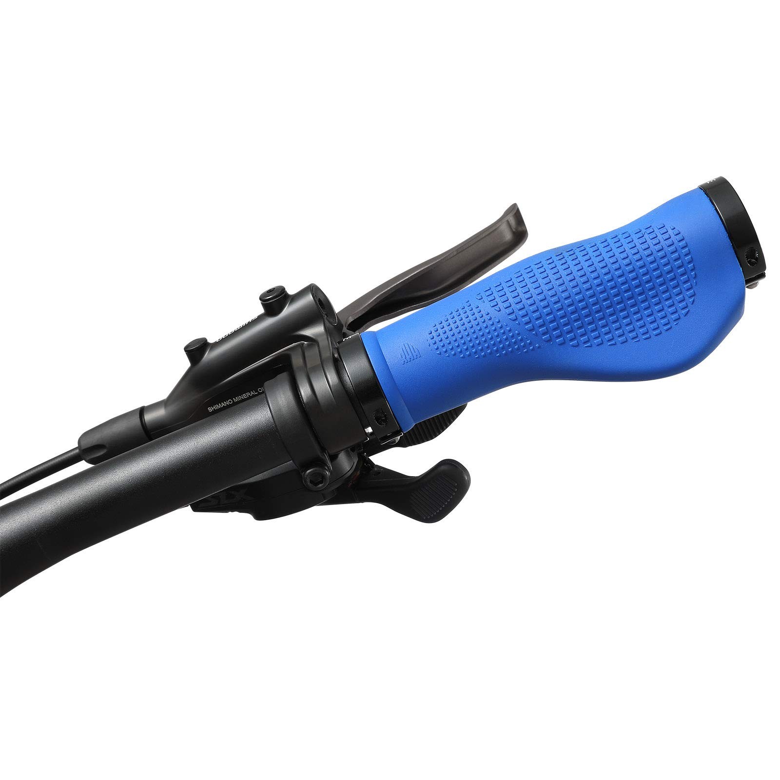 Dymoece Bike Handlebar Grips,Bicycle Handle Grip Ergonomic 5.11″, Black