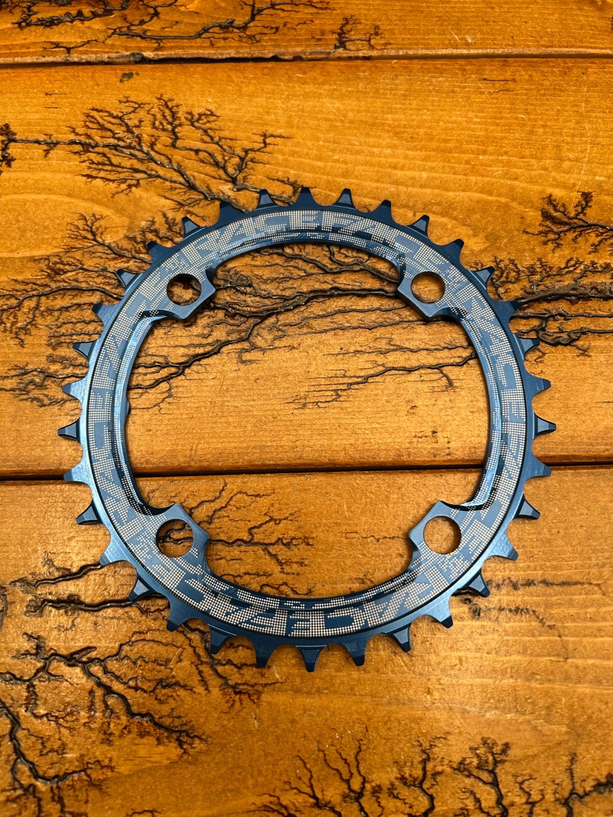 RaceFace Blue Narrow-Wide 34 Tooth 104 BCD MTB Chainring 9 10 11 12-Speed