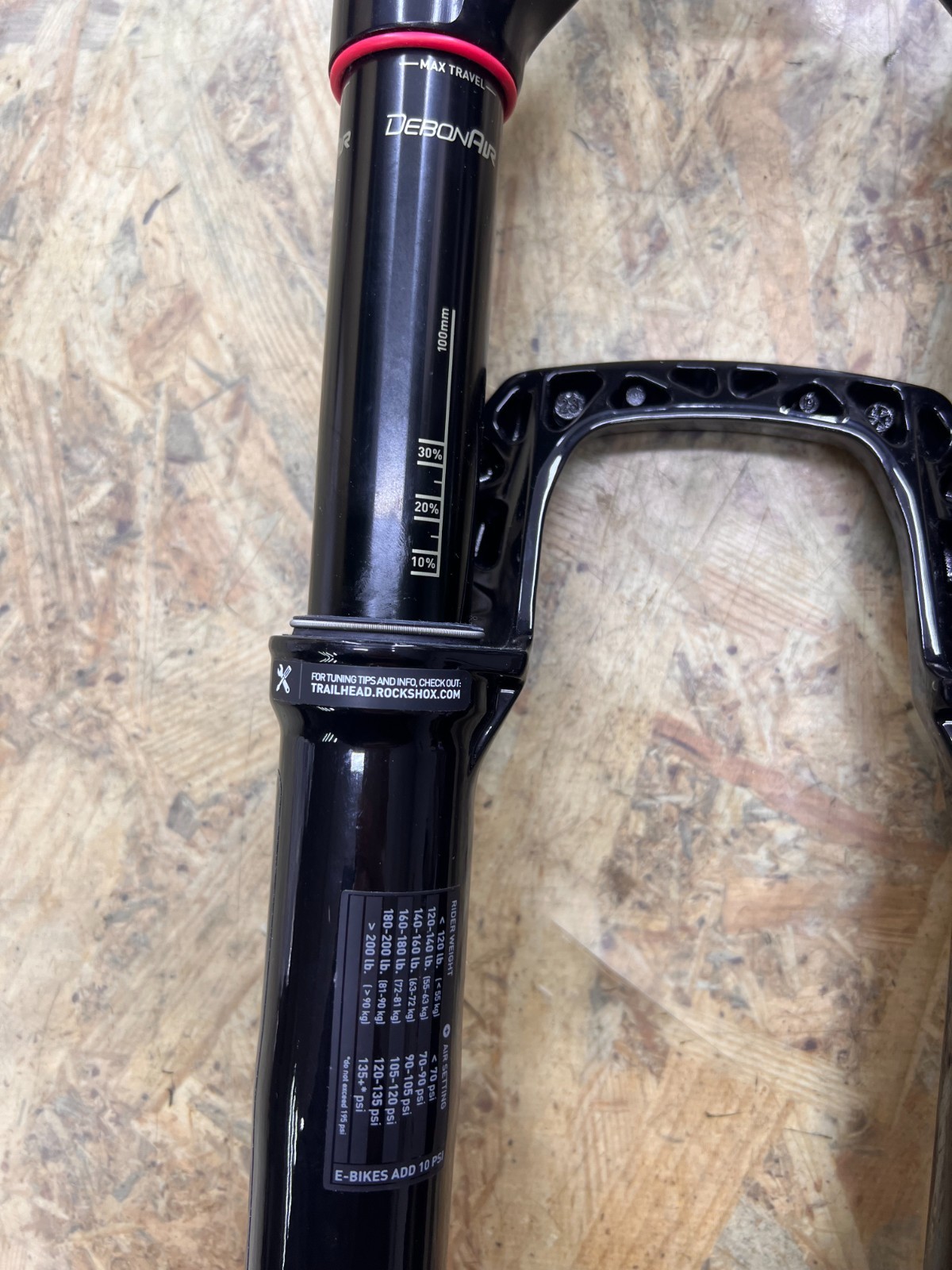 RockShox SID SL Ultimate 29″ 100mm Boost DebonAir Fork Gloss Black 15×110