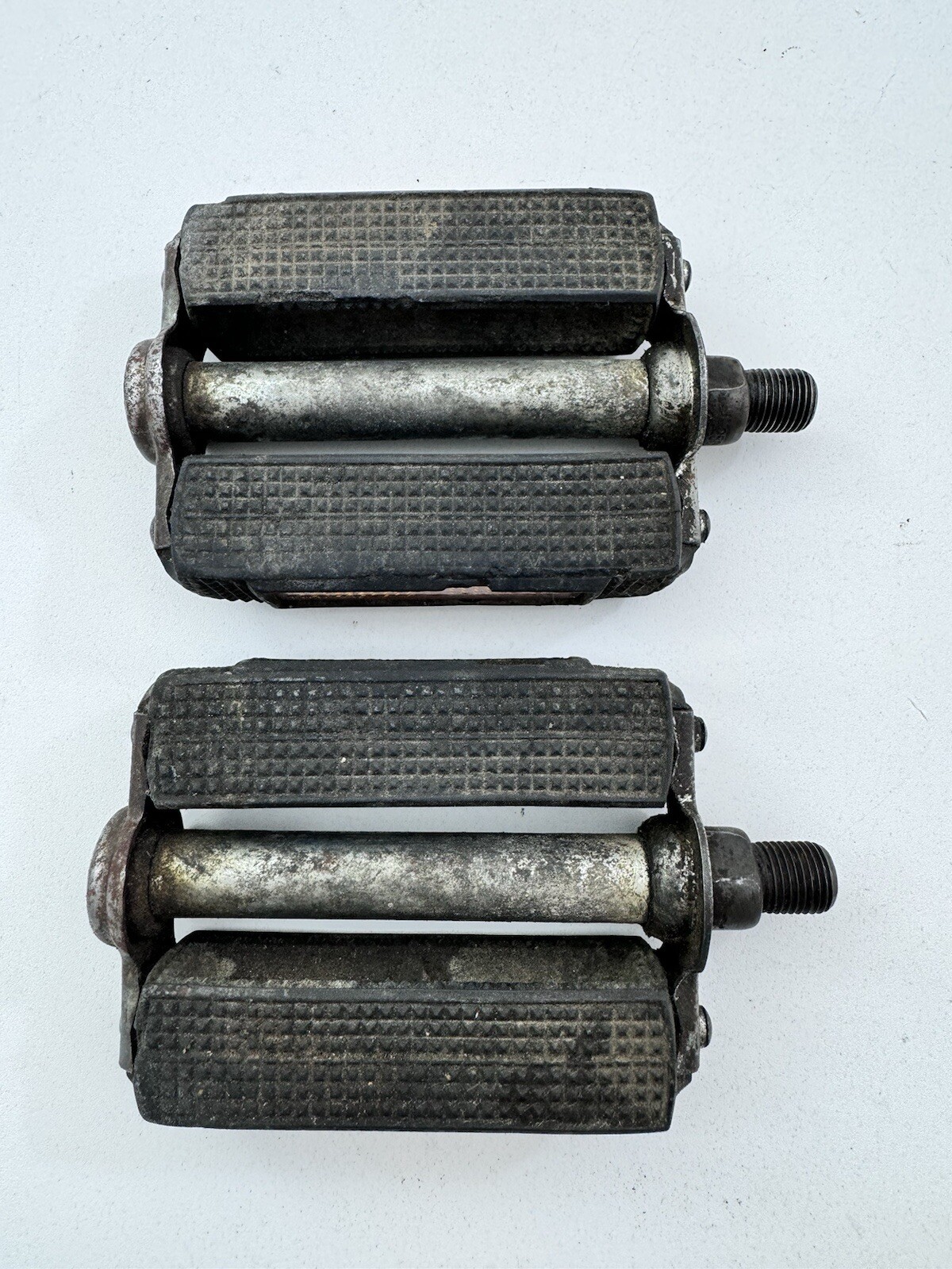 Vintage Union Pedals K10490 Block Rubber Schwinn 1/2 in Sting Ray Germany A78