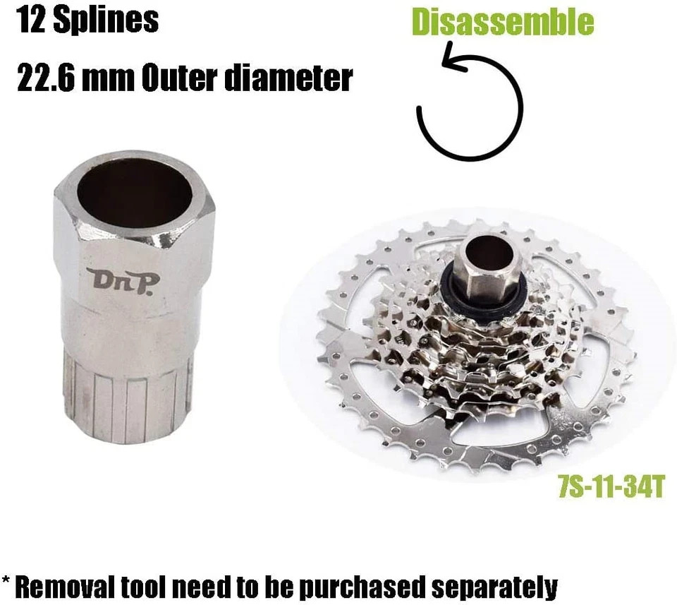 DRIFT MANIAC E-Bike Freewheel 7 Speeds 11-28/11-34T Teeth EPOCH Color: 7S-11-34T
