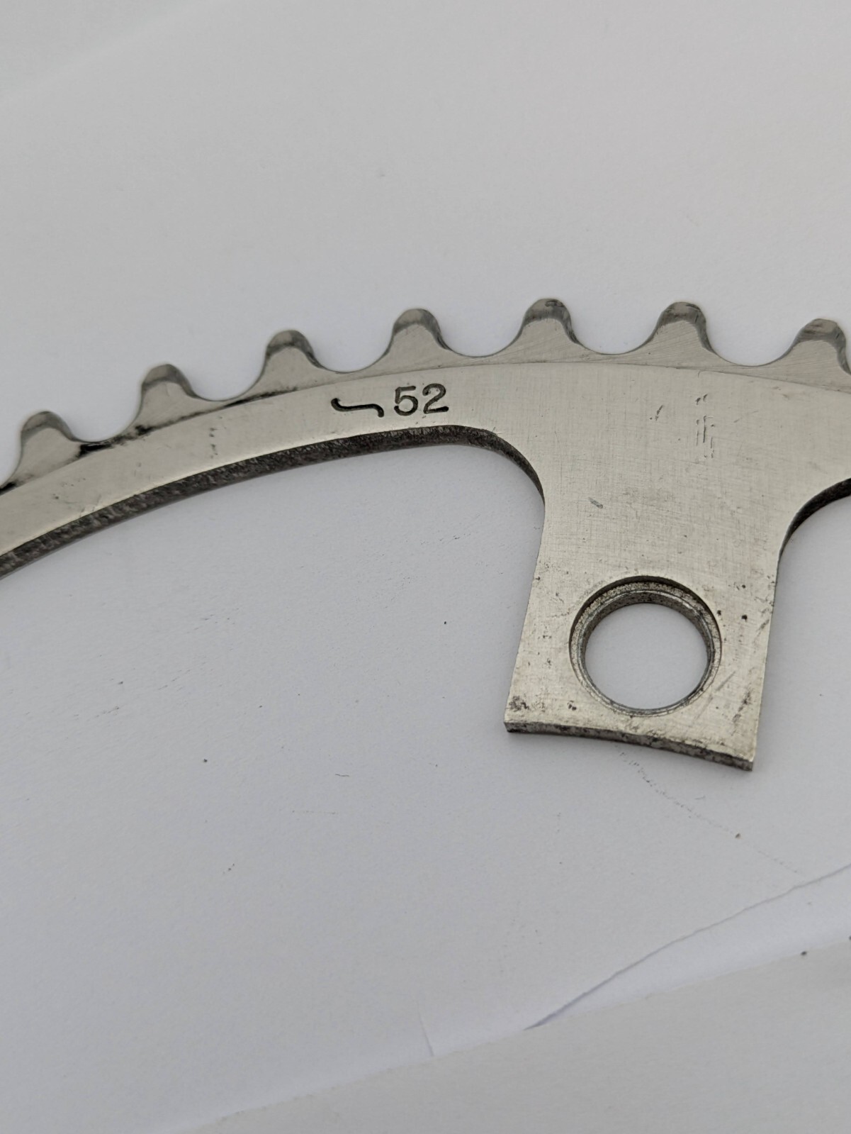 OFMEGA AVOCET 52 TOOTH 52T ALUMINUM CHAINRING 144MM BCD SILVER 5-ARM