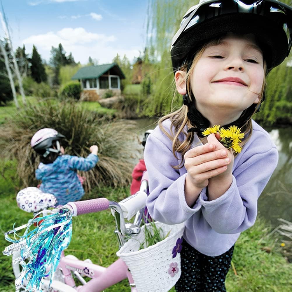 1Pair Kids Bike Handlebar Streamers, Children Scooter Handlebar Colorful Tassel