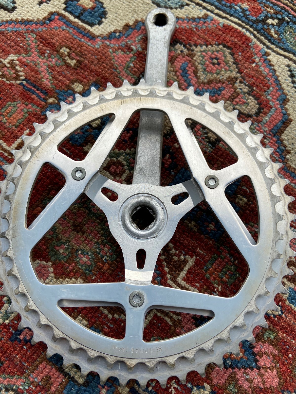 VTG Maxy Forged 171 mm Double Sugino Chainrings 52 / 46 Road Bike Crank Set