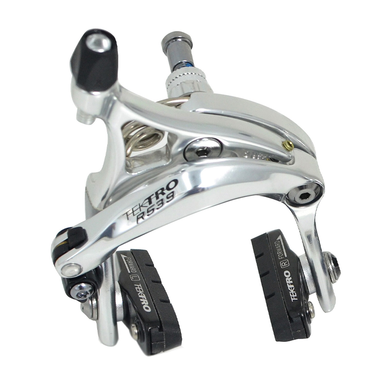 Sale~ TEKTRO R539 Caliper Brake Set 47-59mm with QR Recessed Mount , Silver