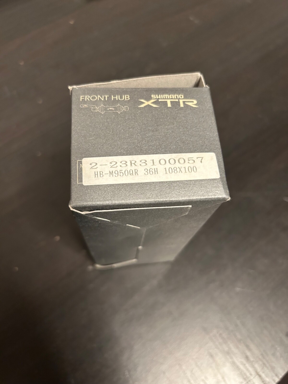 NOS Shimano XTR HB-M950 36H Front Hub Rim Brake QR 100mm NEW